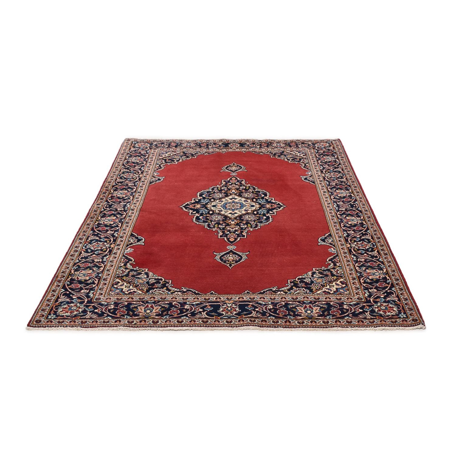 Tapis persan - Keshan - 205 x 132 cm - rouge