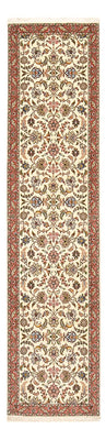Tapis de couloir Tapis persan - Tabriz - Premium - 302 x 72 cm - sable