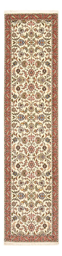 Tapis de couloir Tapis persan - Tabriz - Premium - 302 x 72 cm - sable