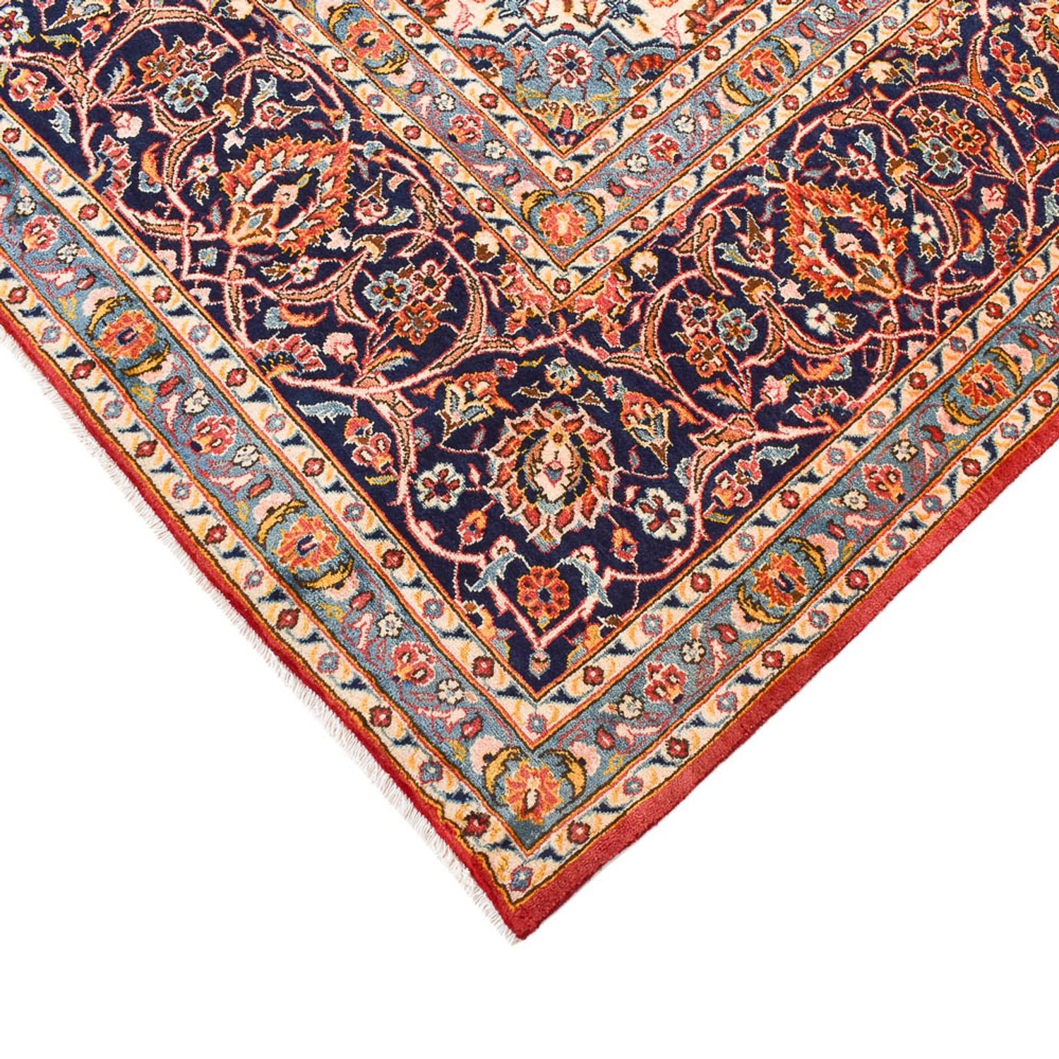 Tapis persan - Keshan - 412 x 300 cm - rouge