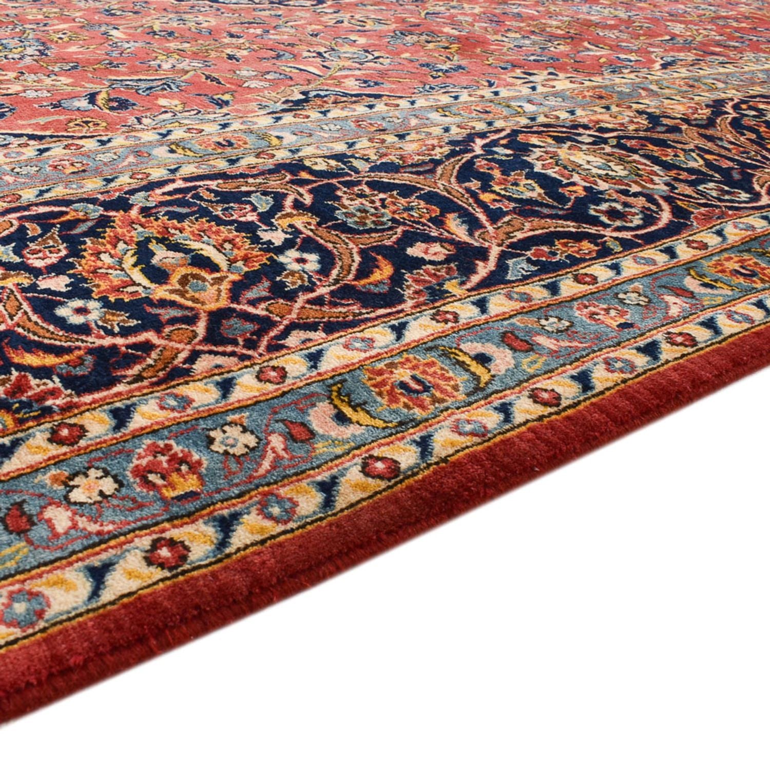 Tapis persan - Keshan - 412 x 300 cm - rouge