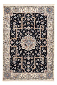 Tapis persan - Nain - Premium - 308 x 207 cm - bleu foncé