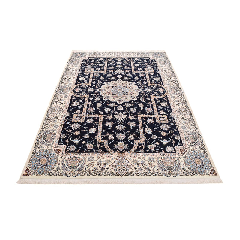 Tapis persan - Nain - Premium - 308 x 207 cm - bleu foncé