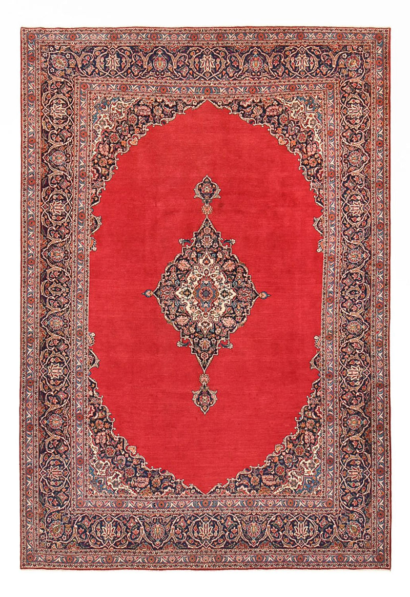 Tapis persan - Keshan - 377 x 252 cm - rouge