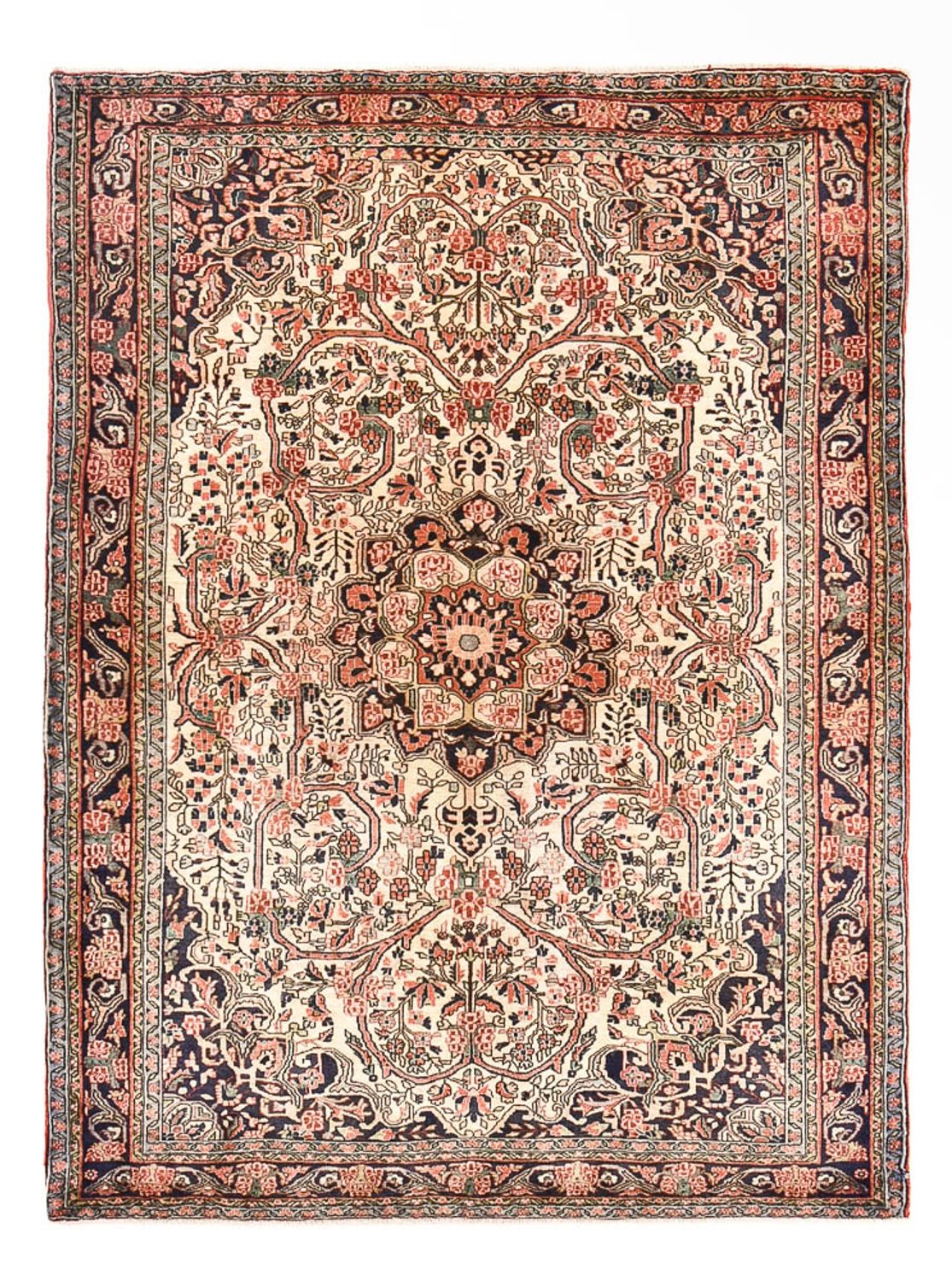 Tapis persan - Nomadic - 196 x 142 cm - multicolore