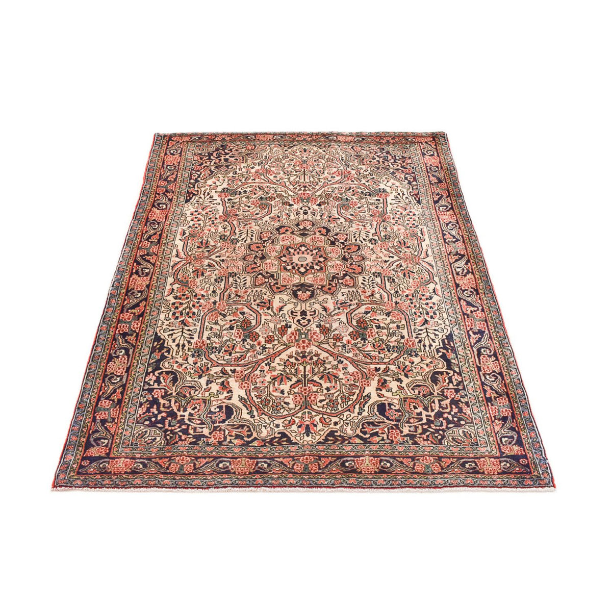 Tapis persan - Nomadic - 196 x 142 cm - multicolore