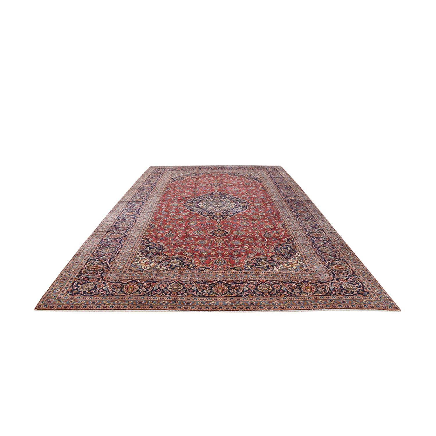 Tapis persan - Keshan - 487 x 300 cm - rouge
