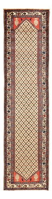 Tapis de couloir Tapis persan - Nomadic - 383 x 100 cm - sable