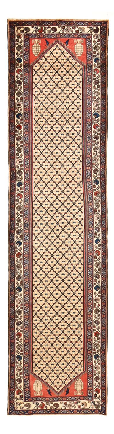 Tapis de couloir Tapis persan - Nomadic - 383 x 100 cm - sable