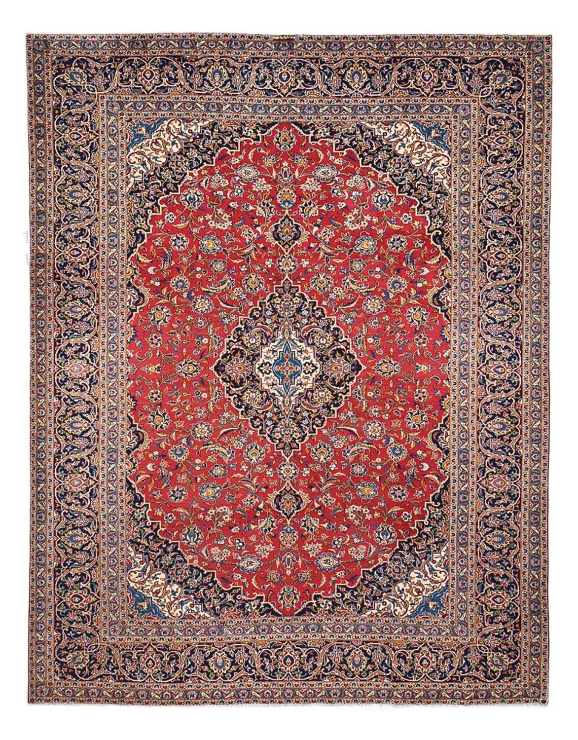 Tapis persan - Keshan - 396 x 301 cm - rouge