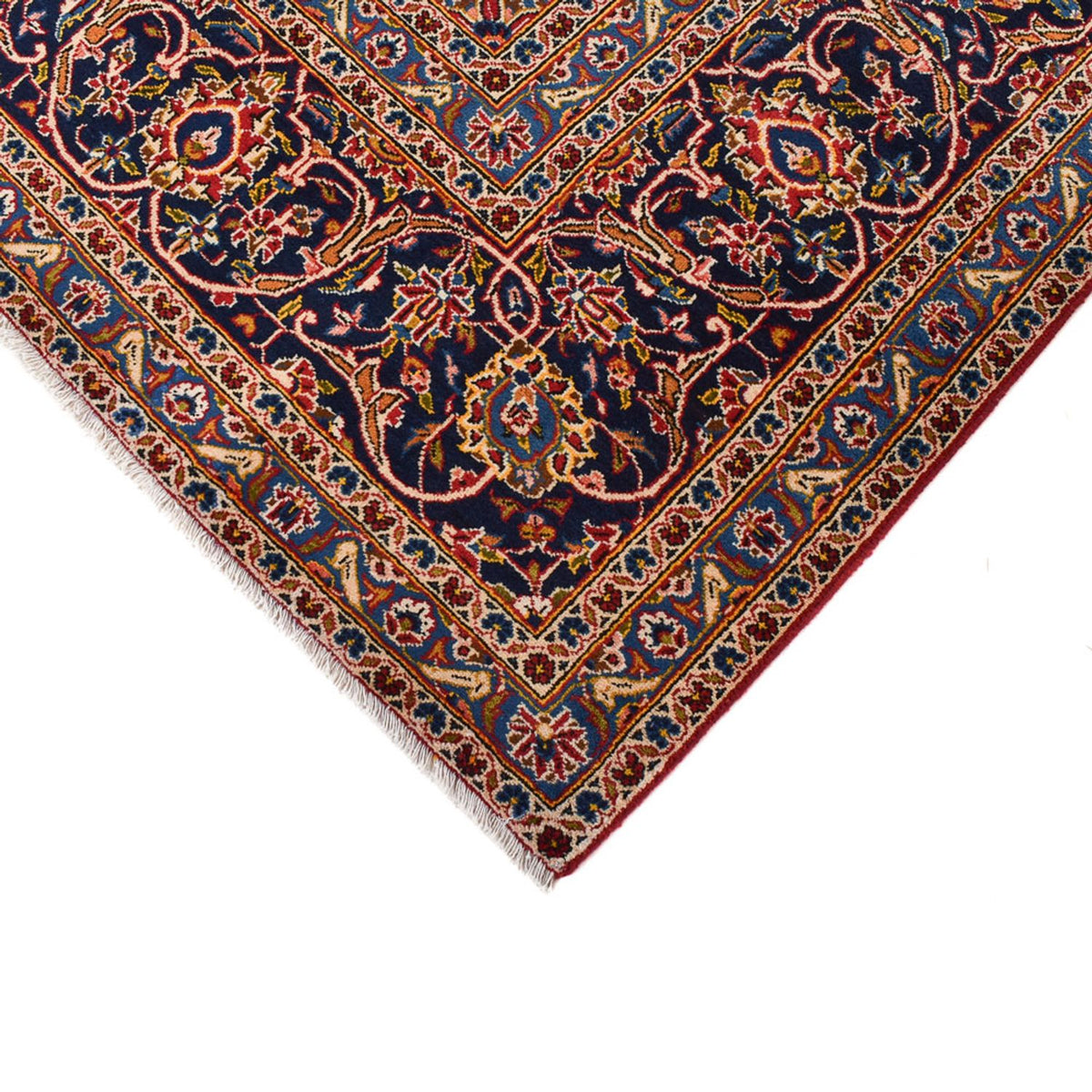 Tapis persan - Keshan - 396 x 301 cm - rouge