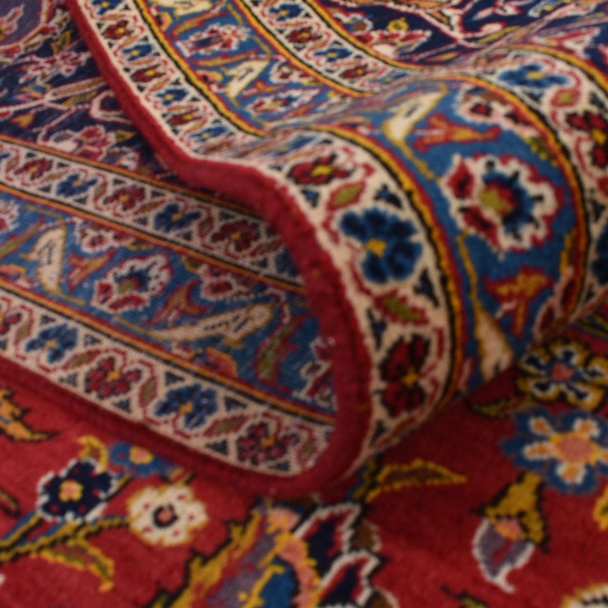 Tapis persan - Keshan - 396 x 301 cm - rouge