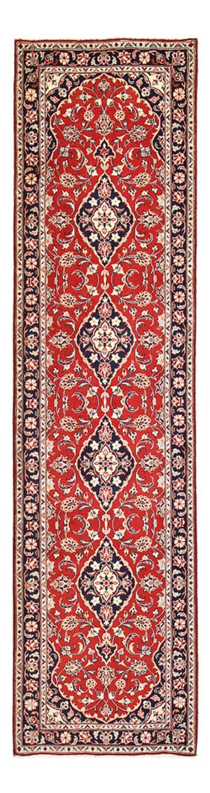 Tapis de couloir Tapis persan - Keshan - 300 x 80 cm - rouge