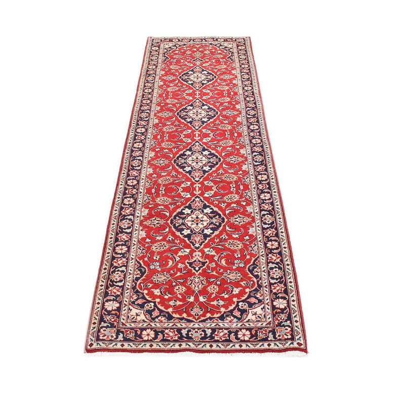 Tapis de couloir Tapis persan - Keshan - 300 x 80 cm - rouge