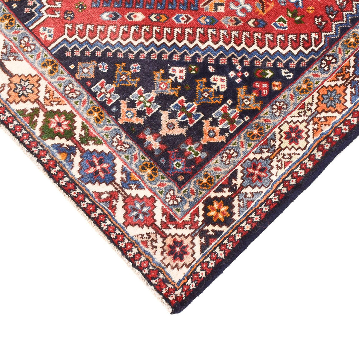 Tapis persan - Nomadic - 147 x 97 cm - rouge