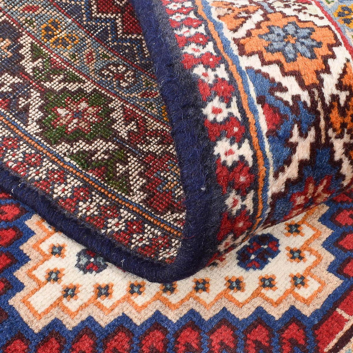 Tapis persan - Nomadic - 147 x 97 cm - rouge