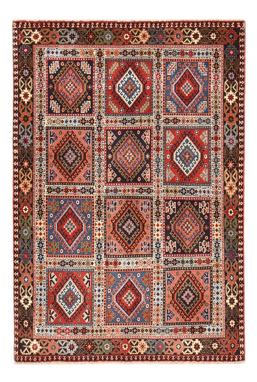 Tapis persan - Nomadic - 148 x 100 cm - multicolore