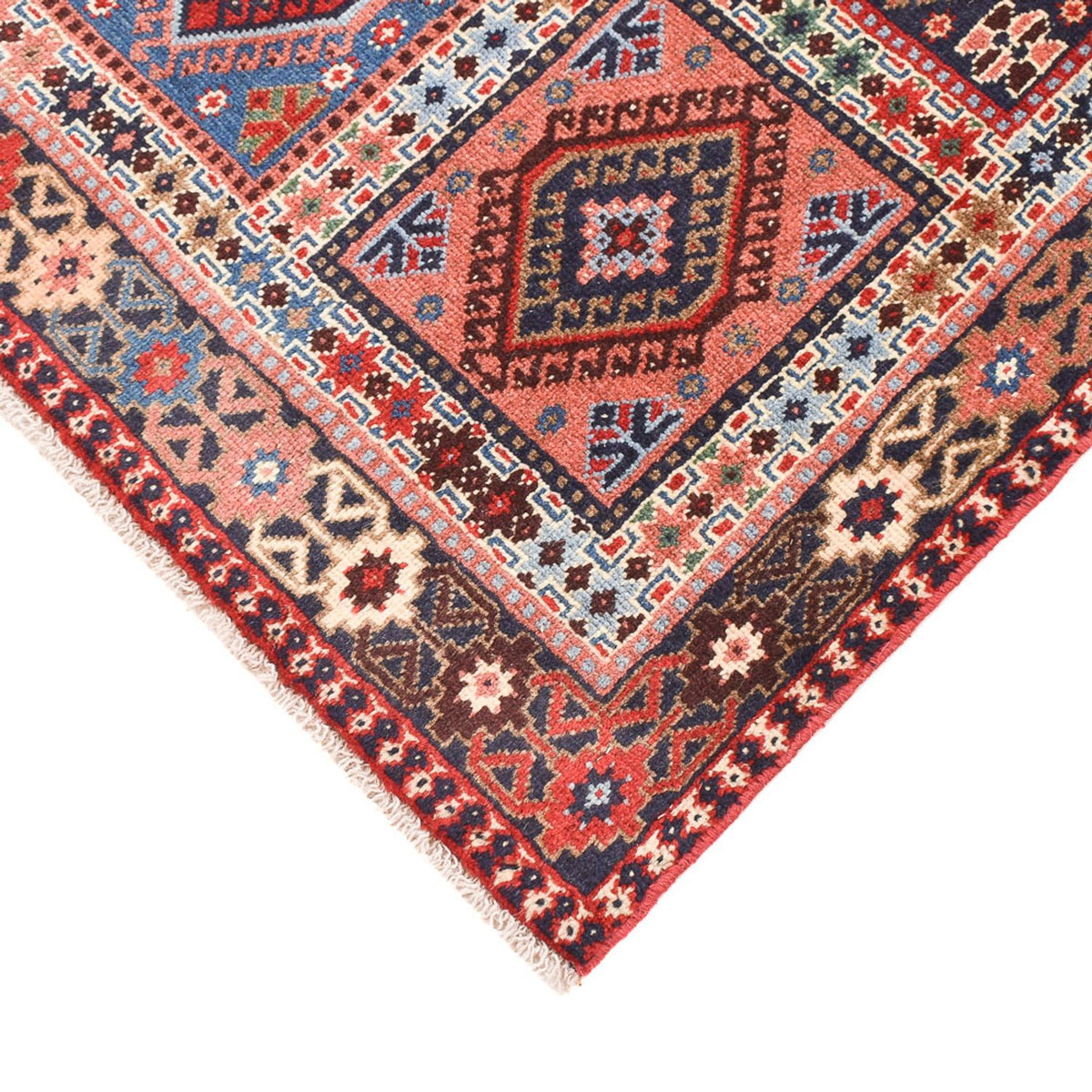 Tapis persan - Nomadic - 148 x 100 cm - multicolore