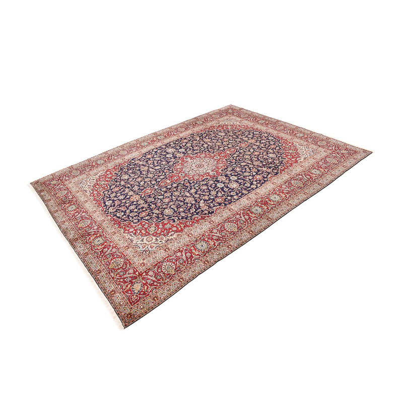 Tapis persan - Keshan - 389 x 302 cm - bleu foncé