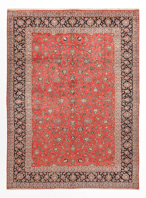 Tapis persan - Keshan - 415 x 297 cm - rouge