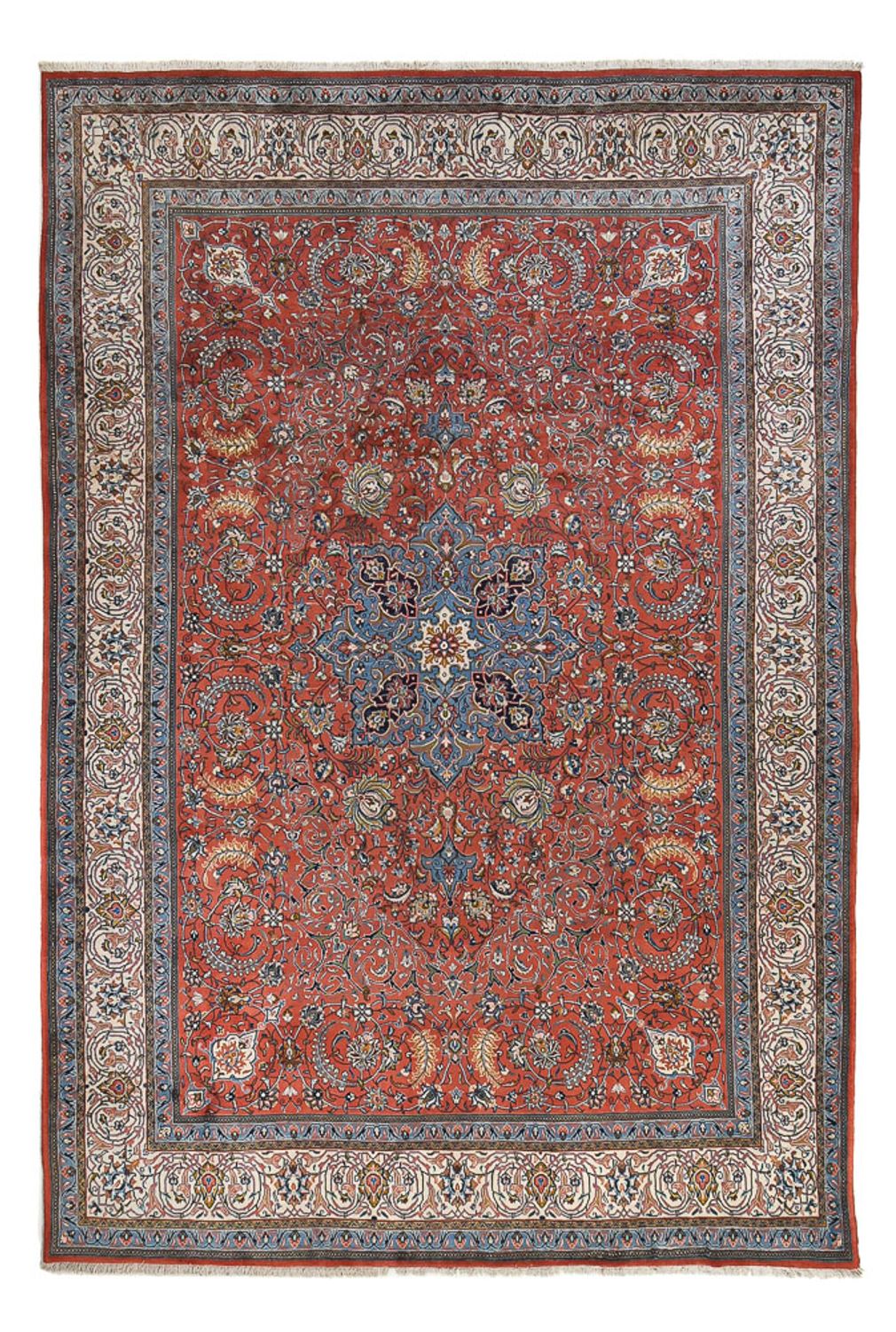 Tapis persan - Classique - 410 x 277 cm - rouge