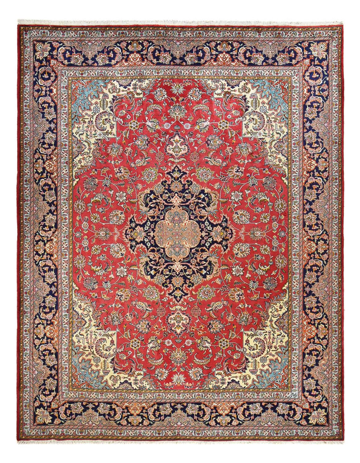 Tapis persan - Tabriz - Royal - 400 x 307 cm - rouge