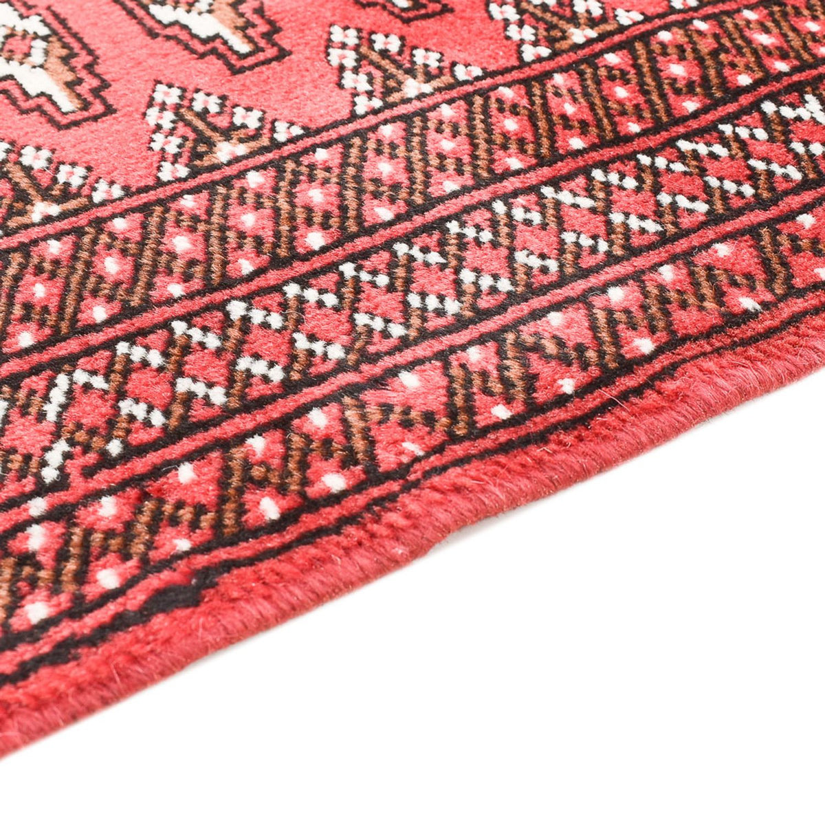 Tapis Turkaman - 135 x 94 cm - rouge