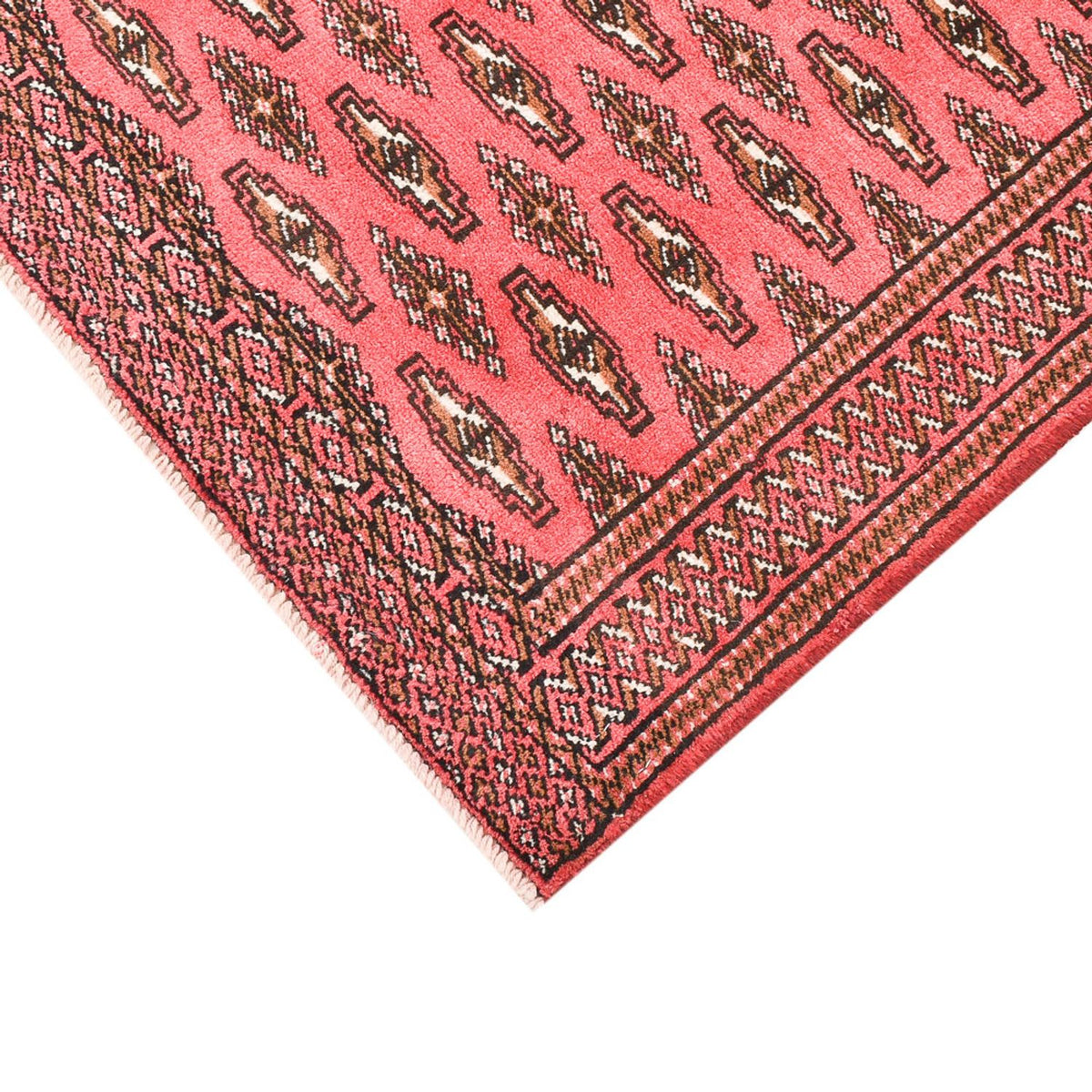 Tapis Turkaman - 147 x 93 cm - rouge