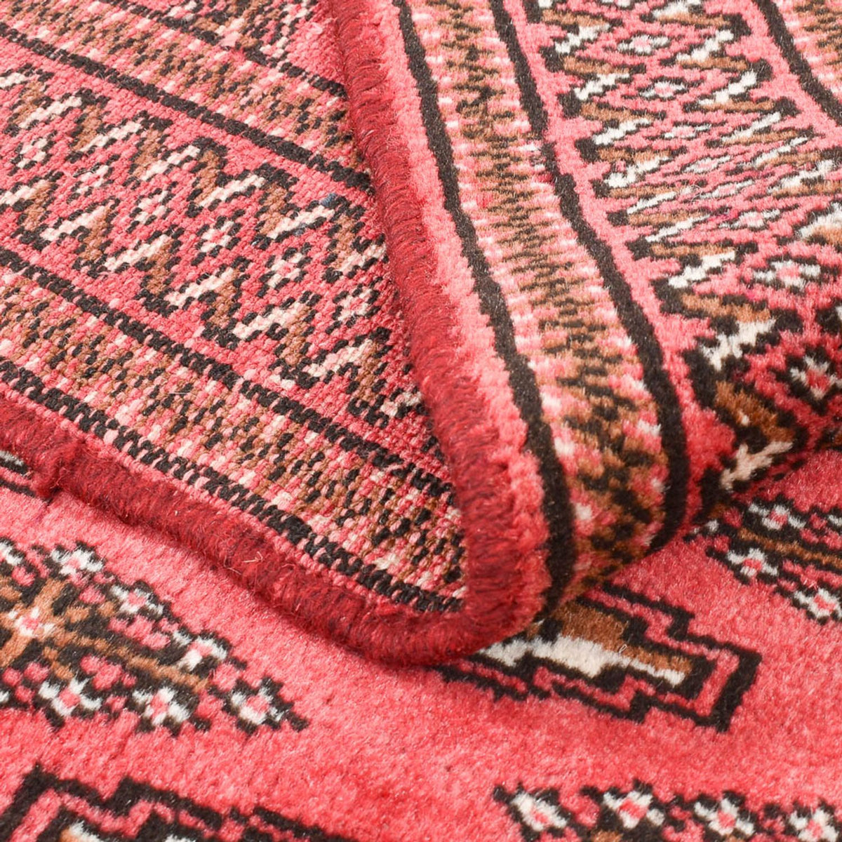 Tapis Turkaman - 147 x 93 cm - rouge