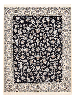 Tapis persan - Nain - Royal - 190 x 148 cm - bleu foncé