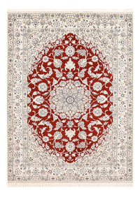 Tapis persan - Nain - Royal - 205 x 148 cm - rouge