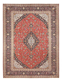Tapis persan - Keshan - 392 x 290 cm - rouge
