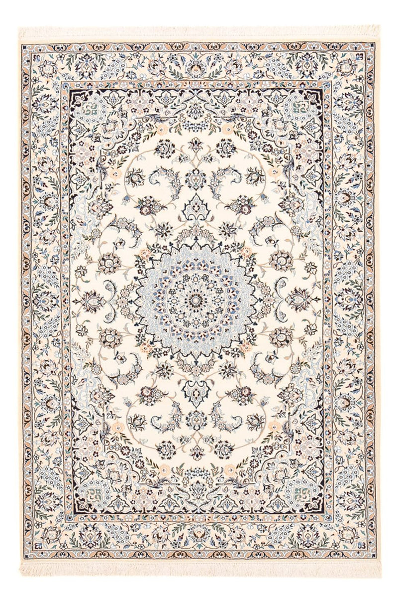 Tapis persan - Nain - Royal - 245 x 158 cm - crème