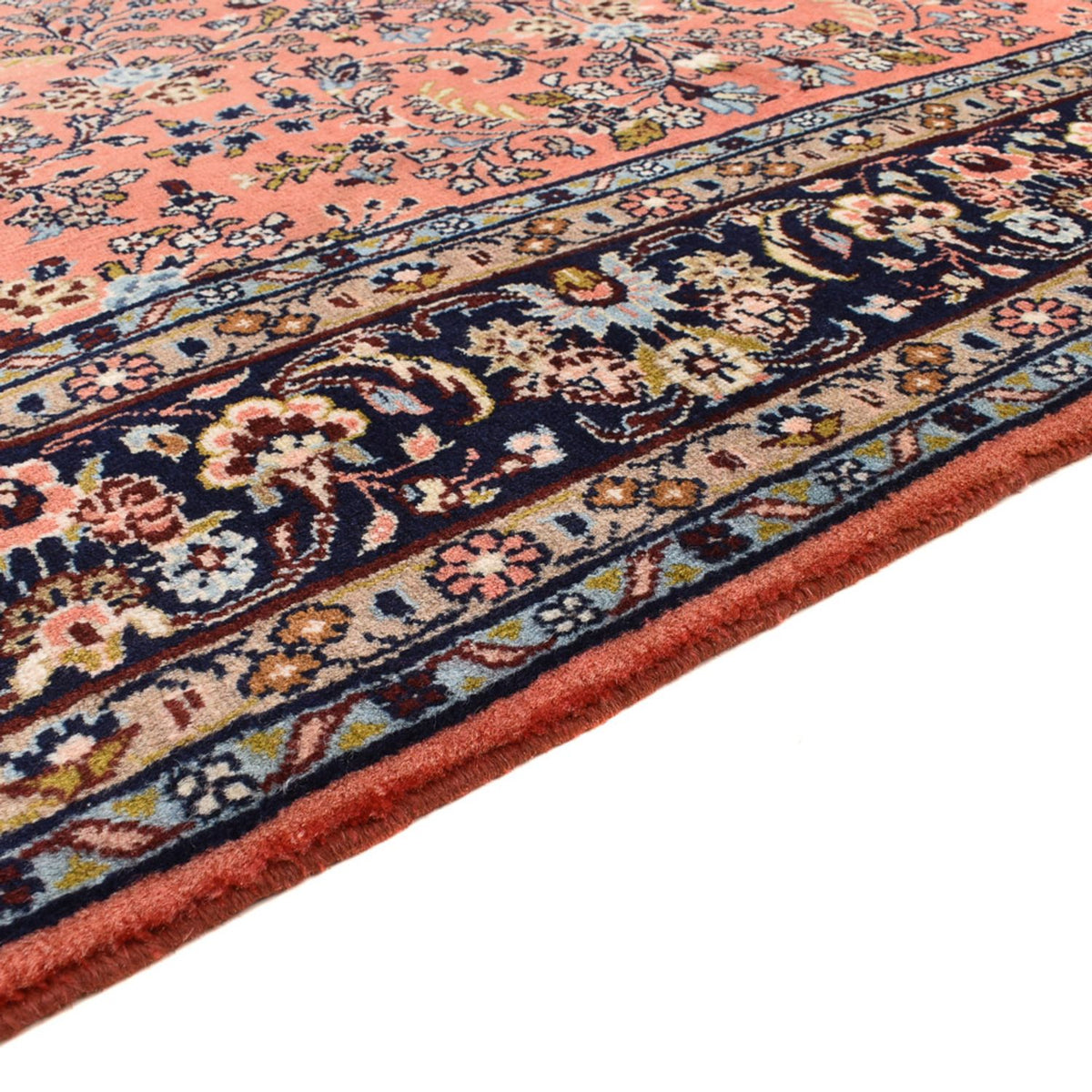 Tapis persan - Nomadic - 318 x 203 cm - rouge clair