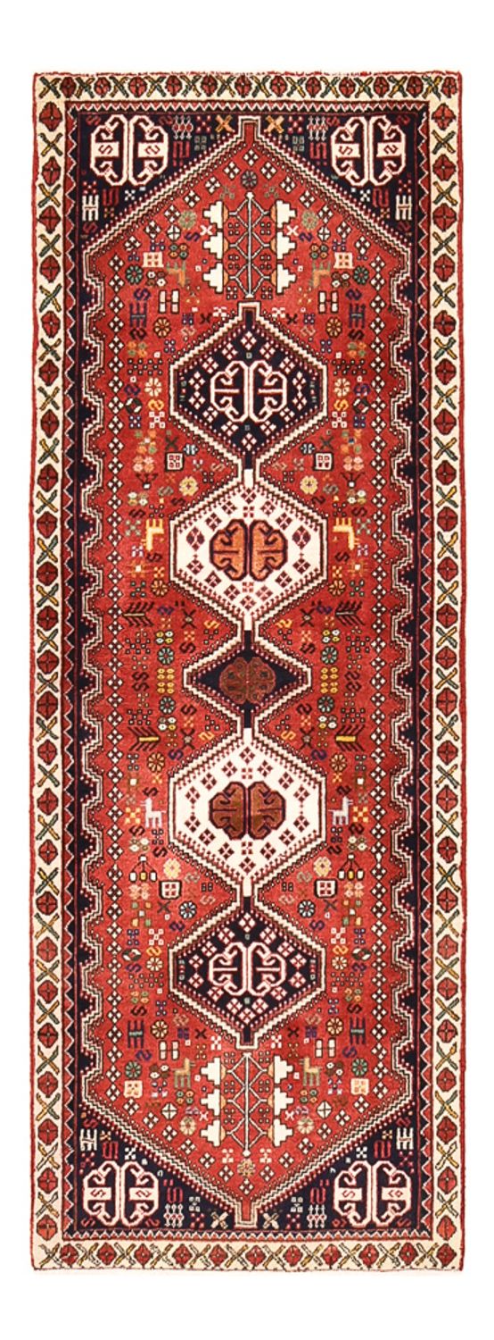 Tapis de couloir Tapis persan - Nomadic - 195 x 72 cm - rouge