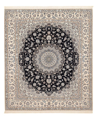 Tapis persan - Nain - Premium - 306 x 254 cm - bleu foncé