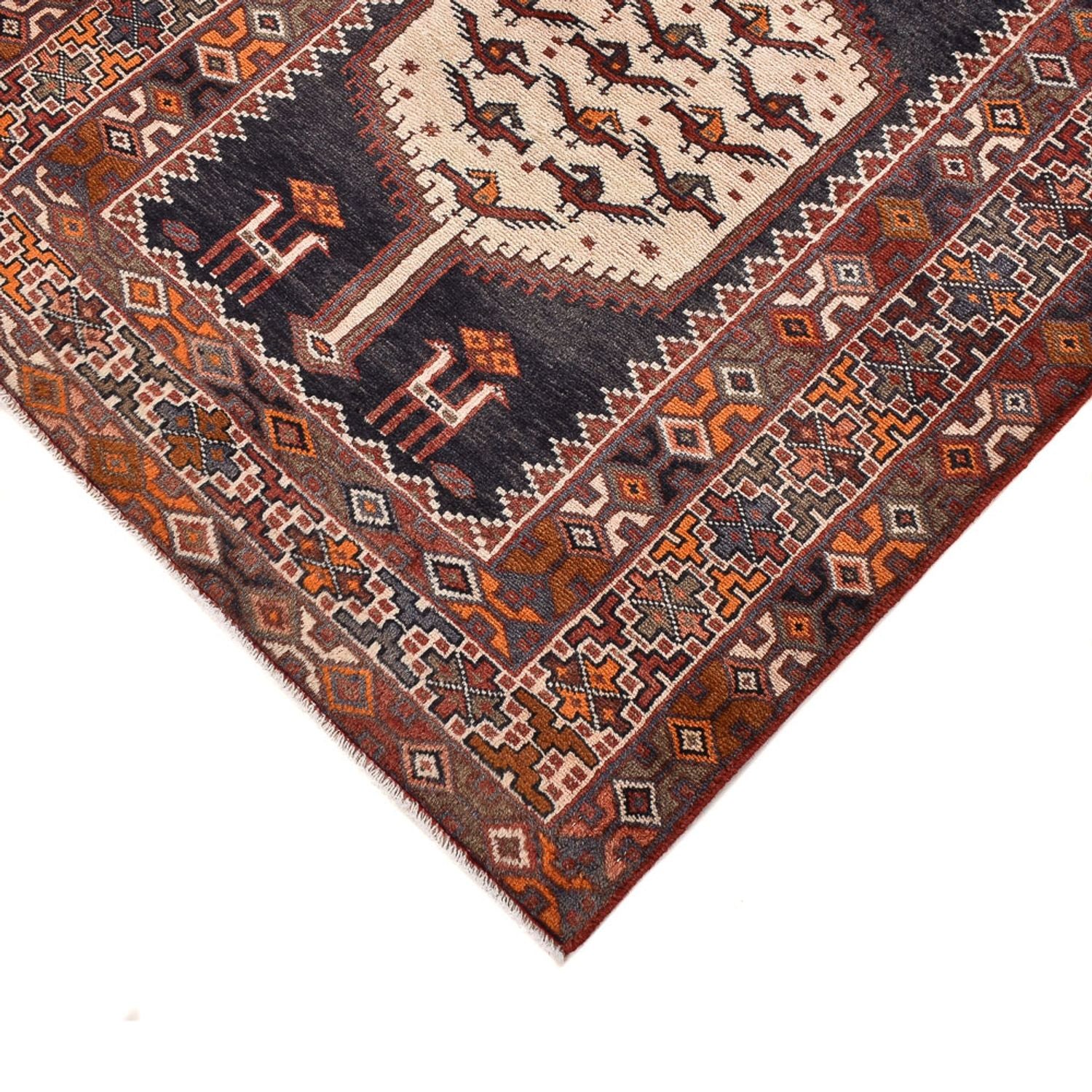 Tapis de couloir Tapis persan - Nomadic - 309 x 104 cm - multicolore