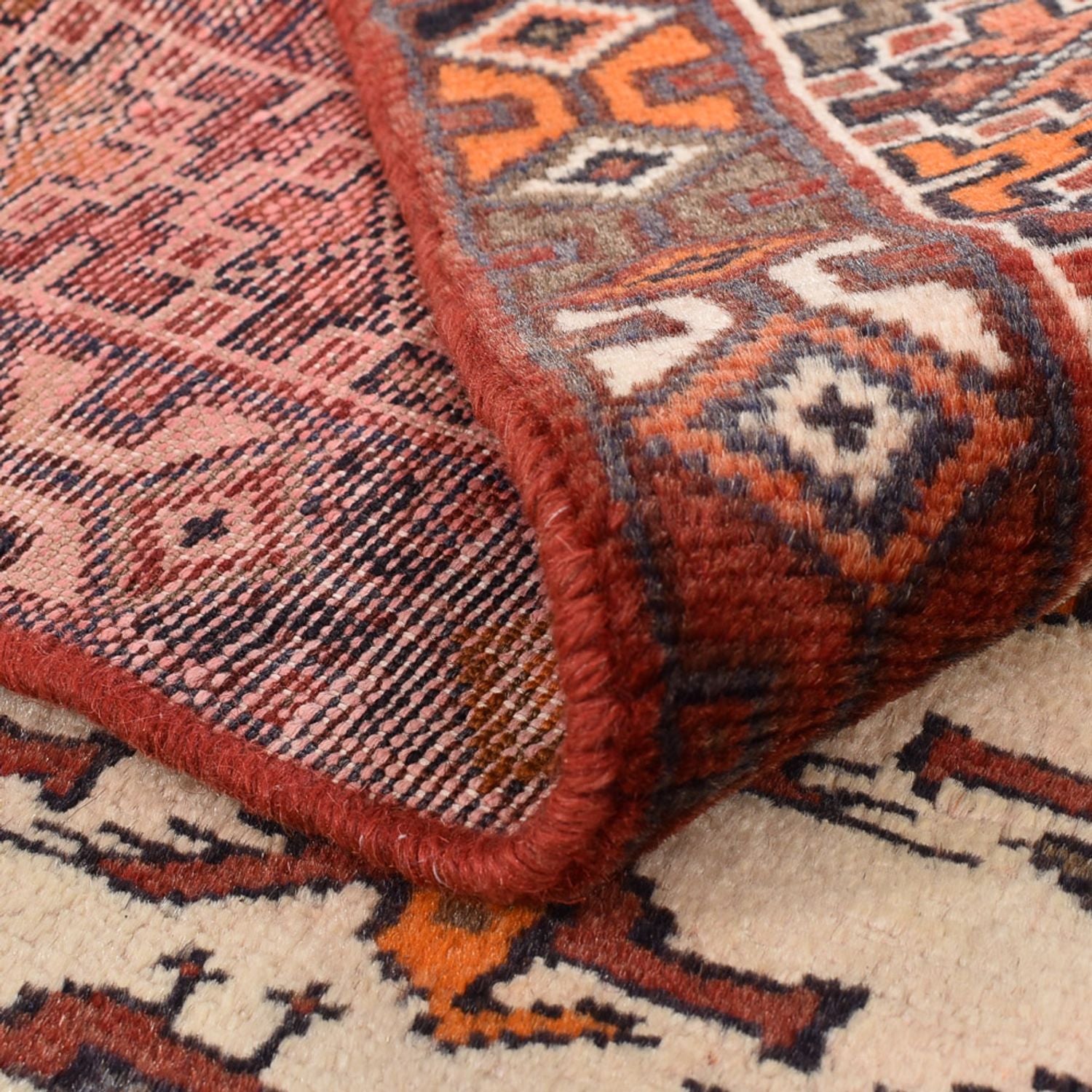 Tapis de couloir Tapis persan - Nomadic - 309 x 104 cm - multicolore