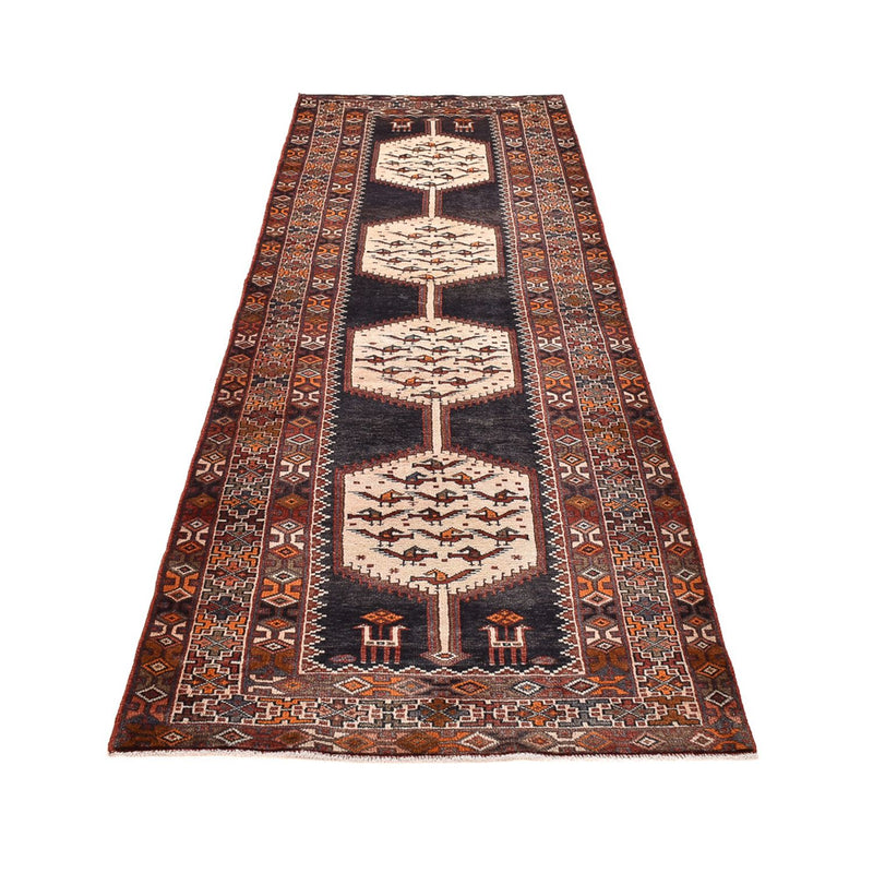 Tapis de couloir Tapis persan - Nomadic - 309 x 104 cm - multicolore