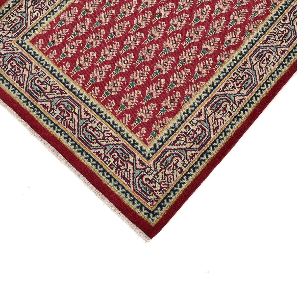 Tapis de couloir Tapis persan - Tabriz - 478 x 99 cm - rouge