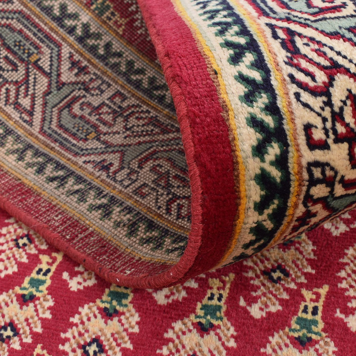 Tapis de couloir Tapis persan - Tabriz - 478 x 99 cm - rouge