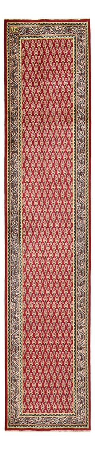 Tapis de couloir Tapis persan - Tabriz - 475 x 99 cm - rouge