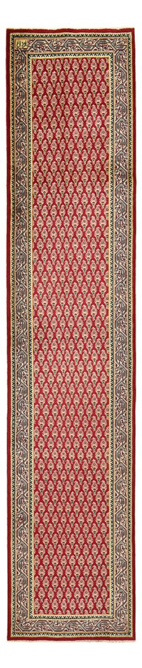 Tapis de couloir Tapis persan - Tabriz - 475 x 99 cm - rouge