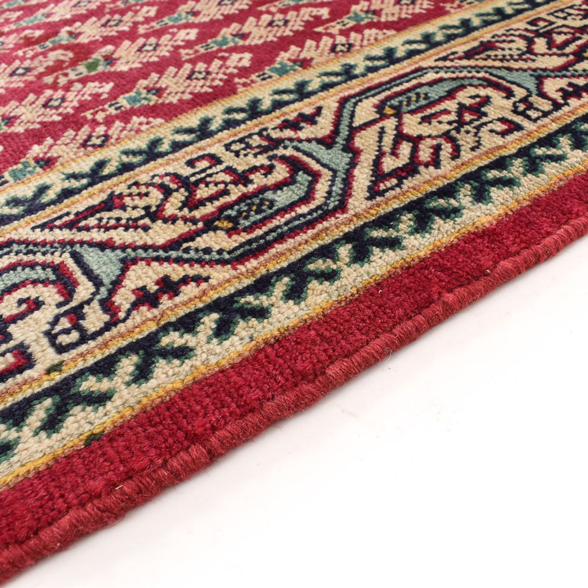 Tapis de couloir Tapis persan - Tabriz - 475 x 99 cm - rouge