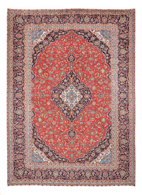 Tapis persan - Keshan - 395 x 286 cm - rouge