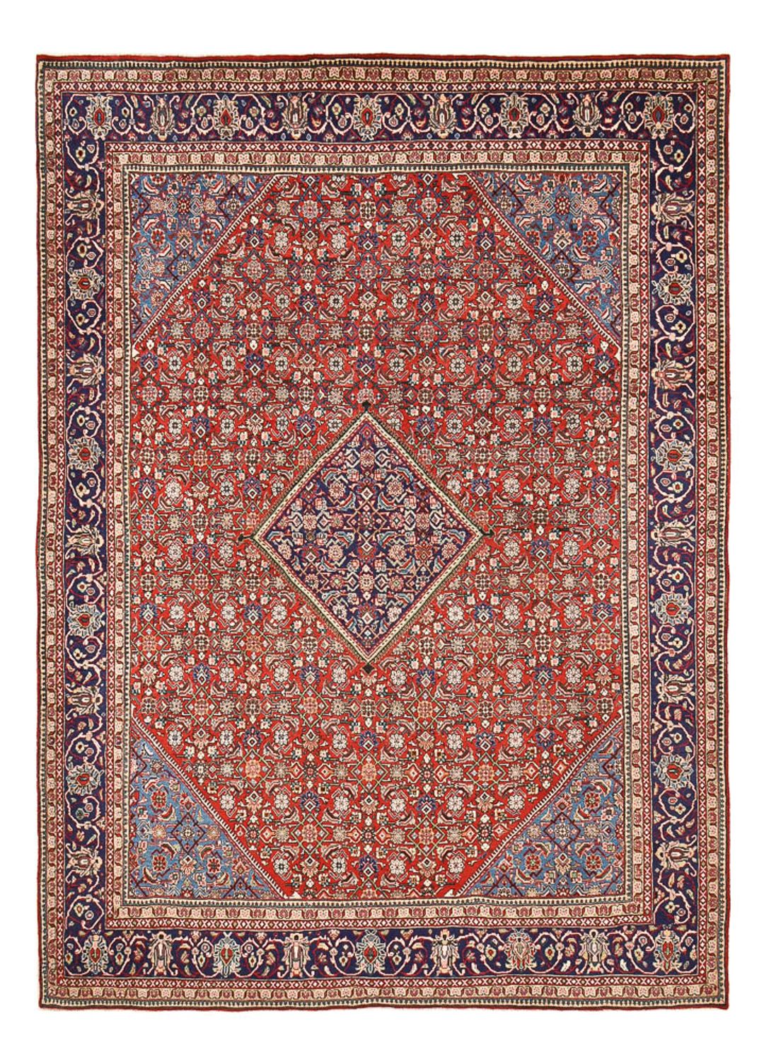Tapis persan - Classique - 404 x 294 cm - rouille