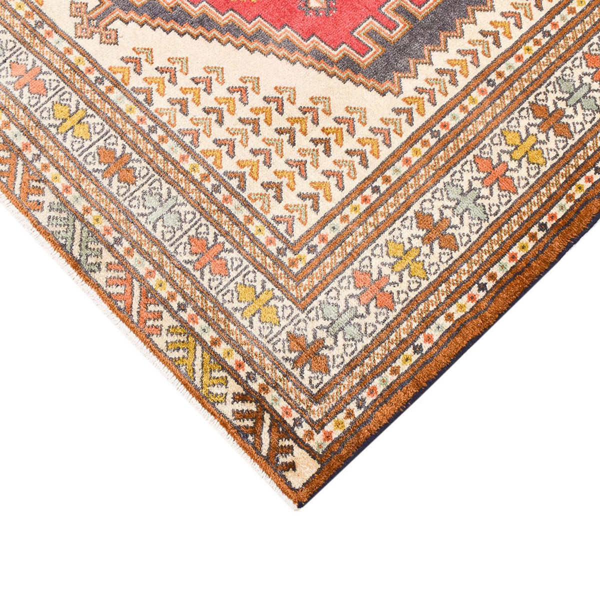 Tapis persan - Nomadic - 174 x 135 cm - multicolore