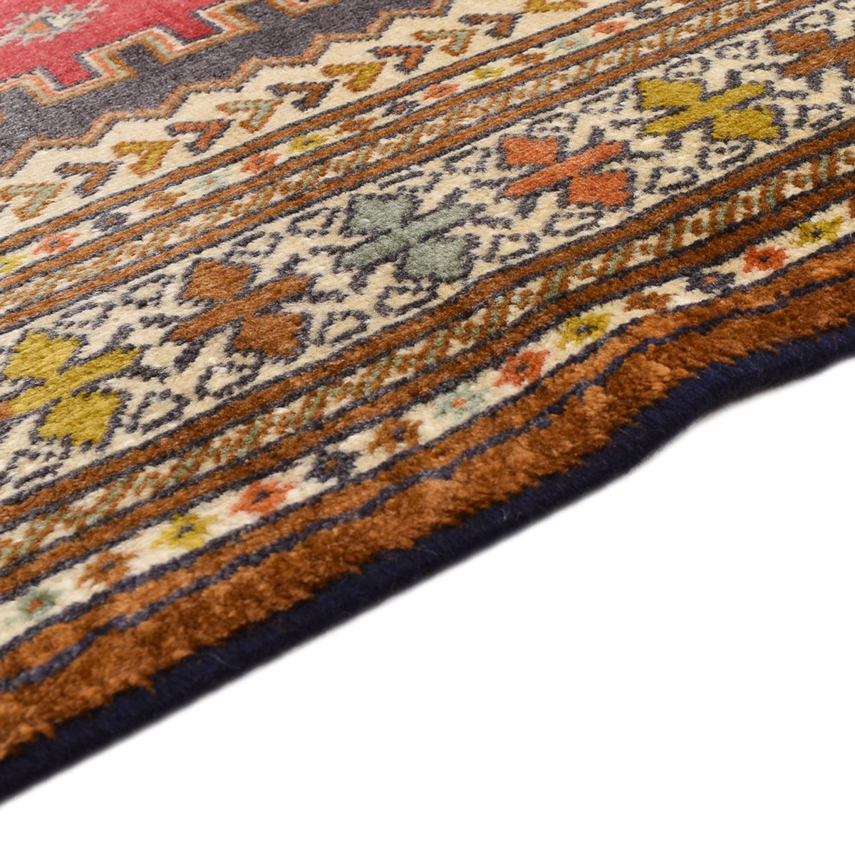Tapis persan - Nomadic - 174 x 135 cm - multicolore