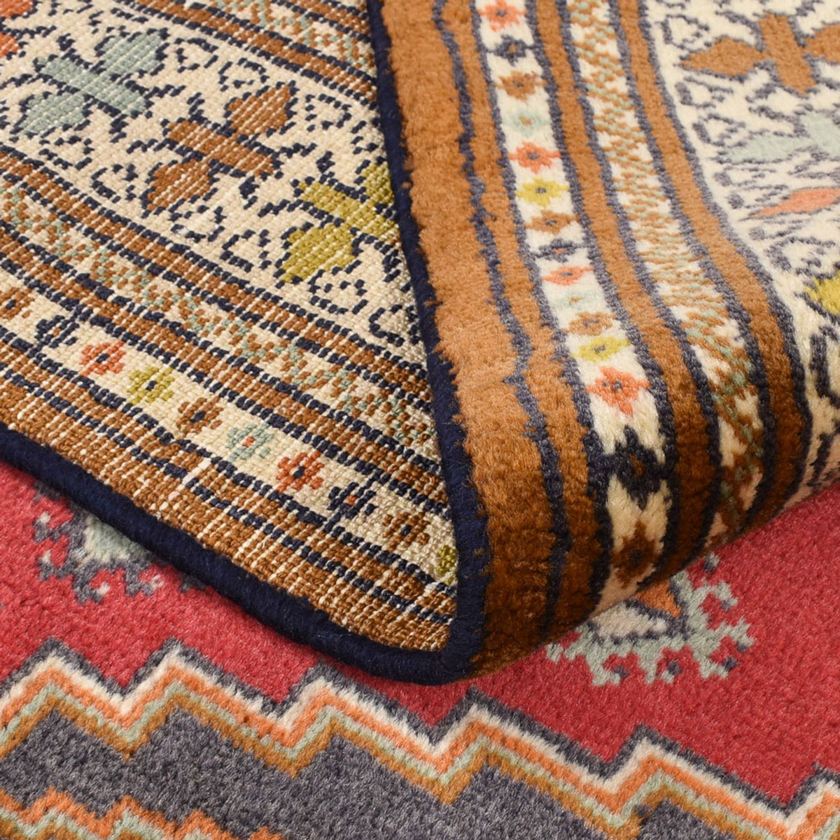 Tapis persan - Nomadic - 174 x 135 cm - multicolore