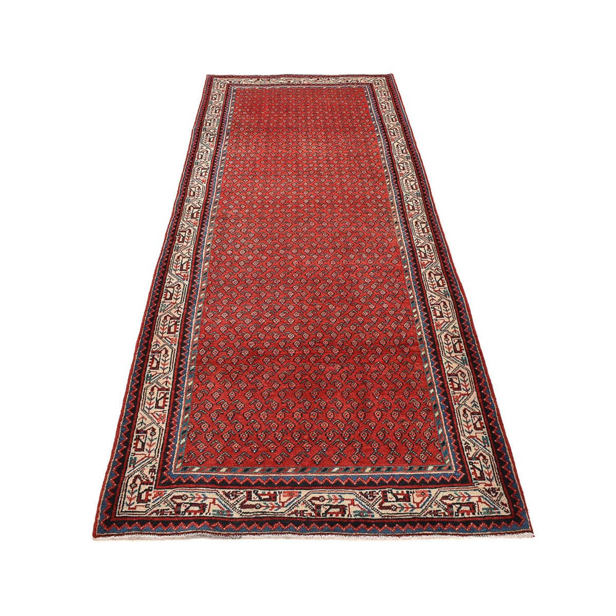 Tapis de couloir Tapis persan - Classique - 307 x 103 cm - rouge